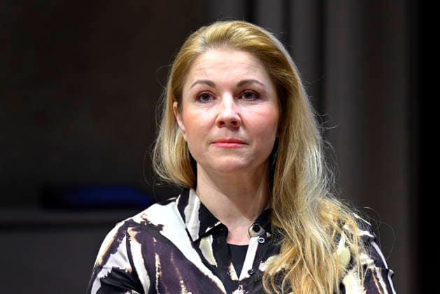 Czech Opera singer Katerina Knezikova speaks during the press conference on 68th Smetana Litomysl National Festival in Prague, Czech Republic, February 26, 2026. (CTKxPhoto KaterinaxSulova) CTKPhotoP2026022603988  CTKPhotoP2026022603988