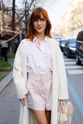 Max Mara - Guest arrivals - Milan Fashion Week - Womenswear Fall Winter 2026 2027 MILAN, ITALY - FEBRUARY 26: Lodovica Coscione arrives to Max Mara show during the Milan Fashion Week - Womenswear Fall Winter 2026 2027 on February 26, 2026 in Milan, Italy. Photo by Marco Piovanotto Abacapress.com  Copyright: xPiovanottoxMarco ABACAx