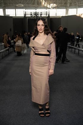 Milano Fashion Week - Women F W 26-27 Max Mara fashion show Front Row Milan, Italy Emanuela Postacchini Milano Fashion Week - Women F W 26-27 Max Mara fashion show Front Row Milan, Italy 26th February 2026 SGPItalia id 134533_001 * Not Exclusive  Copyright: xJohnnyxDallaxLibera SGPx