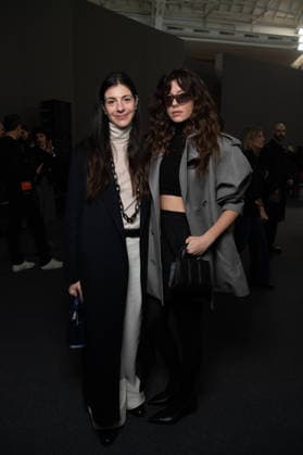 Milano Fashion Week - Women F W 26-27 Max Mara fashion show Front Row Milan, Italy Maria Giulia Prezioso Maramotti;Celeste Dalla Porta Milano Fashion Week - Women F W 26-27 Max Mara fashion show Front Row Milan, Italy 26th February 2026 SGPItalia id 134533_001 * Not Exclusive  Copyright: xJohnnyxDallaxLibera SGPx