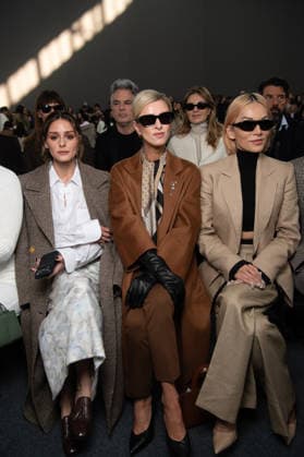 Milano Fashion Week - Women F W 26-27 Max Mara fashion show Front Row Milan, Italy Olivia Palermo;Nicky Hilton;Tina Leung Milano Fashion Week - Women F W 26-27 Max Mara fashion show Front Row Milan, Italy 26th February 2026 SGPItalia id 134533_001 * Not Exclusive  Copyright: xJohnnyxDallaxLibera SGPx