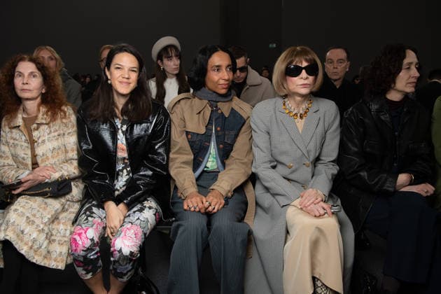 Milano Fashion Week - Women F W 26-27 Max Mara fashion show Front Row Milan, Italy Francesca Ragazzi;?;Anna Wintour Milano Fashion Week - Women F W 26-27 Max Mara fashion show Front Row Milan, Italy 26th February 2026 SGPItalia id 134533_001 * Not Exclusive  Copyright: xJohnnyxDallaxLibera SGPx