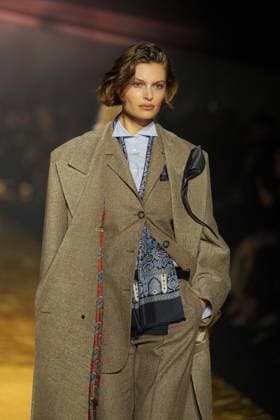 Milan, Milan Women s Fashion Week: Fall Winter 2026 27 - Women s Fashion, Fall Winter 2026 27 - Boss fashion show - catwalk in the photo: Model  Copyright: xRiccardoxGIordanox xipa-agency.netx xRiccardoxGIordanox IPA_Agency_IPA72050872