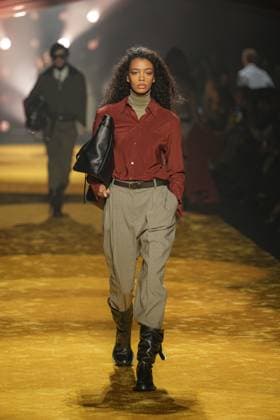 Milan, Milan Women s Fashion Week: Fall Winter 2026 27 - Women s Fashion, Fall Winter 2026 27 - Boss fashion show - catwalk in the photo: Model  Copyright: xRiccardoxGIordanox xipa-agency.netx xRiccardoxGIordanox IPA_Agency_IPA72050880
