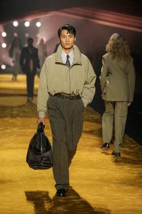 Milan, Milan Women s Fashion Week: Fall Winter 2026 27 - Women s Fashion, Fall Winter 2026 27 - Boss fashion show - catwalk in the photo: Model  Copyright: xRiccardoxGIordanox xipa-agency.netx xRiccardoxGIordanox IPA_Agency_IPA72051011