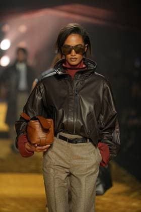 Milan, Milan Women s Fashion Week: Fall Winter 2026 27 - Women s Fashion, Fall Winter 2026 27 - Boss fashion show - catwalk in the photo: Model  Copyright: xRiccardoxGIordanox xipa-agency.netx xRiccardoxGIordanox IPA_Agency_IPA72051033