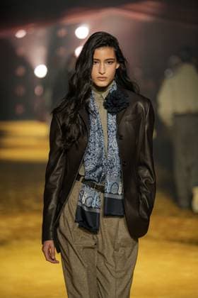 Milan, Milan Women s Fashion Week: Fall Winter 2026 27 - Women s Fashion, Fall Winter 2026 27 - Boss fashion show - catwalk in the photo: Model  Copyright: xRiccardoxGIordanox xipa-agency.netx xRiccardoxGIordanox IPA_Agency_IPA72051052