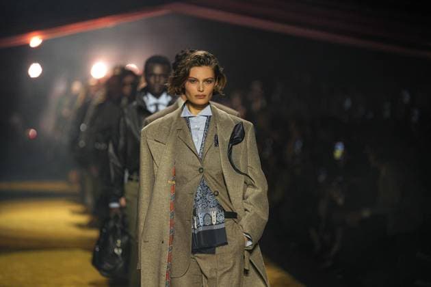 Milan, Milan Women s Fashion Week: Fall Winter 2026 27 - Women s Fashion, Fall Winter 2026 27 - Boss fashion show - catwalk in the photo: Model  Copyright: xRiccardoxGIordanox xipa-agency.netx xRiccardoxGIordanox IPA_Agency_IPA72051243