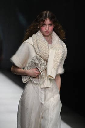 Milan, Milan Women s Fashion Week Fall Winter 2026 27 - Women s Fashion, Fall Winter 2026 27 - Anteprima fashion show - catwalk in the photo: model  Copyright: xSimonaxChiocciax xipa-agency.netx xFotosickix IPA_Agency_IPA72051317