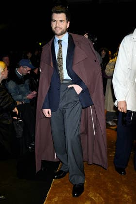 Milan, Milan Women s Fashion Week: Fall Winter 2026 27 - Boss Fashion Show - Guests. Pictured: Luke Newton  Copyright: xRiccardoxGiordanox xipa-agency.netx xRiccardoxGiordanox IPA_Agency_IPA72052722