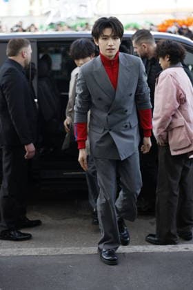 MFW - Prada Outside TransfOrmProject at the Prada fashion show during the Milan Menswear Fall Winter 2026 2027 Fashion Week on February 26, 2026 in Milan, Italy. Photo by Marco Piovanotto ABACAPRESS.COM Milan Italy  Copyright: xPiovanottoxMarco ABACAx