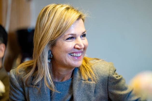 Queen Maxima visits the Takecarebnb Foundation. Amsterdam, the Netherlands. 26 Feb 2026 Queen Maxima during a working visit to the Takecarebnb foundation, winner of an Apple of Orange. The foundation helps status holders integrate by temporarily placing them with Dutch host families. Amsterdam The Netherlands  Copyright: xMischaxSchoemakerx
