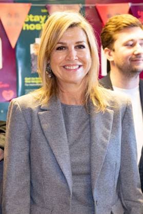 Amsyterdam, The Netherlands, 2026-02-26 12:06:16 AMSTERDAM, February 26, 2026, Takecarebnb Foundation. Queen Maxima is paying a working visit to the Takecarebnb Foundation in Amsterdam. The organization aims to offer refugees awaiting housing a good start in the Netherlands. PHOTO: NLBeeld Patrick van Emst Credit: NL Beeld Patrick van Emst  Copyright: xx x