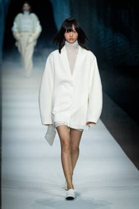 Anteprima fashion show during the Milan Fashion Week - Womenswear Fall Winter 2026 2027 in Milan, Italy, on 26 February 2026. A model walks the runway at Anteprima fashion show during the Milan Fashion Week - Womenswear Fall Winter 2026 2027 in Milan, Italy, on 26 February 2026., Credit:Stefano Costantino TTL Avalon Italy, Milan  Copyright: xStefanoxCostantinoxTTLx xAvalonx 1078458279