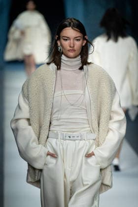 Anteprima fashion show during the Milan Fashion Week - Womenswear Fall Winter 2026 2027 in Milan, Italy, on 26 February 2026. A model walks the runway at Anteprima fashion show during the Milan Fashion Week - Womenswear Fall Winter 2026 2027 in Milan, Italy, on 26 February 2026., Credit:Stefano Costantino TTL Avalon Italy, Milan  Copyright: xStefanoxCostantinoxTTLx xAvalonx 1078458319