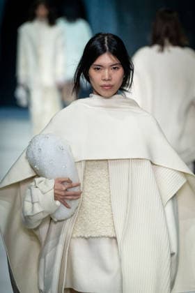 Anteprima fashion show during the Milan Fashion Week - Womenswear Fall Winter 2026 2027 in Milan, Italy, on 26 February 2026. A model walks the runway at Anteprima fashion show during the Milan Fashion Week - Womenswear Fall Winter 2026 2027 in Milan, Italy, on 26 February 2026., Credit:Stefano Costantino TTL Avalon Italy, Milan  Copyright: xStefanoxCostantinoxTTLx xAvalonx 1078458335