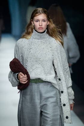 Anteprima fashion show during the Milan Fashion Week - Womenswear Fall Winter 2026 2027 in Milan, Italy, on 26 February 2026. A model walks the runway at Anteprima fashion show during the Milan Fashion Week - Womenswear Fall Winter 2026 2027 in Milan, Italy, on 26 February 2026., Credit:Stefano Costantino TTL Avalon Italy, Milan  Copyright: xStefanoxCostantinoxTTLx xAvalonx 1078458401