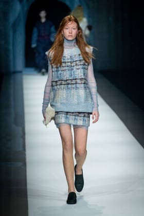 Anteprima fashion show during the Milan Fashion Week - Womenswear Fall Winter 2026 2027 in Milan, Italy, on 26 February 2026. A model walks the runway at Anteprima fashion show during the Milan Fashion Week - Womenswear Fall Winter 2026 2027 in Milan, Italy, on 26 February 2026., Credit:Stefano Costantino TTL Avalon Italy, Milan  Copyright: xStefanoxCostantinoxTTLx xAvalonx 1078458426