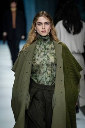 Anteprima fashion show during the Milan Fashion Week - Womenswear Fall Winter 2026 2027 in Milan, Italy, on 26 February 2026. A model walks the runway at Anteprima fashion show during the Milan Fashion Week - Womenswear Fall Winter 2026 2027 in Milan, Italy, on 26 February 2026., Credit:Stefano Costantino TTL Avalon Italy, Milan  Copyright: xStefanoxCostantinoxTTLx xAvalonx 1078458689