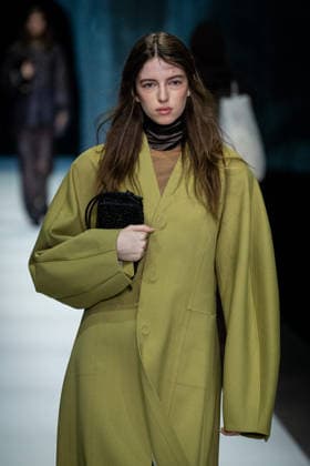 Anteprima fashion show during the Milan Fashion Week - Womenswear Fall Winter 2026 2027 in Milan, Italy, on 26 February 2026. A model walks the runway at Anteprima fashion show during the Milan Fashion Week - Womenswear Fall Winter 2026 2027 in Milan, Italy, on 26 February 2026., Credit:Stefano Costantino TTL Avalon Italy, Milan  Copyright: xStefanoxCostantinoxTTLx xAvalonx 1078458792