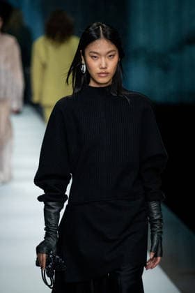 Anteprima fashion show during the Milan Fashion Week - Womenswear Fall Winter 2026 2027 in Milan, Italy, on 26 February 2026. A model walks the runway at Anteprima fashion show during the Milan Fashion Week - Womenswear Fall Winter 2026 2027 in Milan, Italy, on 26 February 2026., Credit:Stefano Costantino TTL Avalon Italy, Milan  Copyright: xStefanoxCostantinoxTTLx xAvalonx 1078458882
