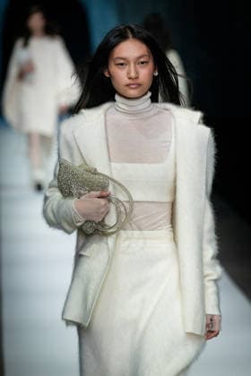 Anteprima fashion show during the Milan Fashion Week - Womenswear Fall Winter 2026 2027 in Milan, Italy, on 26 February 2026. A model walks the runway at Anteprima fashion show during the Milan Fashion Week - Womenswear Fall Winter 2026 2027 in Milan, Italy, on 26 February 2026., Credit:Stefano Costantino TTL Avalon Italy, Milan  Copyright: xStefanoxCostantinoxTTLx xAvalonx 1078459011