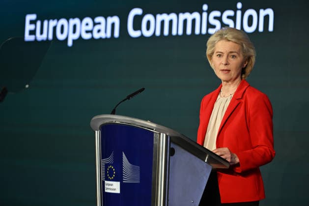 News Themen der Woche KW09 European Commission President Ursula von der Leyen BRUSSELS, BELGIUM - FEBRUARY 26: European Commission President Ursula von der Leyen speaks at a high-level event on the EU s new support plan for countries bordering Russia and Belarus, covering infrastructure, energy, transport, employment, and investments in Brussels, Belgium on February 26, 2026. Dursun Aydemir Anadolu Brussels Belgium. Editorial use only. Please get in touch for any other usage.  Copyright: x2026xAnadoluxDursunxAydemirx