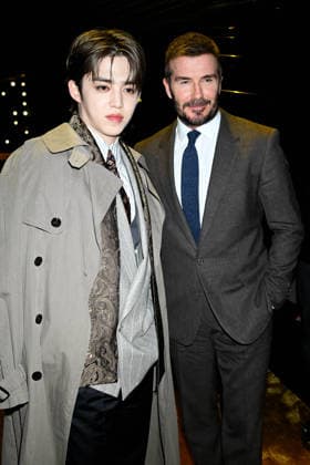 Milan, Milan Women s Fashion Week: Fall Winter 2026 27 - Boss Fashion Show - Guests. Pictured: S.Coups and David Beckham  Copyright: xRiccardoxGiordanox xipa-agency.netx xRiccardoxGiordanox IPA_Agency_IPA72052734