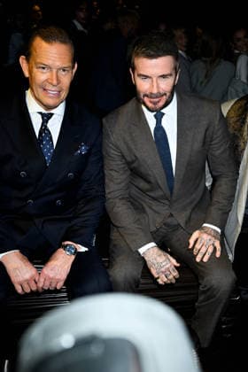Milan, Milan Women s Fashion Week: Fall Winter 2026 27 - Boss Fashion Show - Guests. Pictured: David Beckham  Copyright: xRiccardoxGiordanox xipa-agency.netx xRiccardoxGiordanox IPA_Agency_IPA72052739