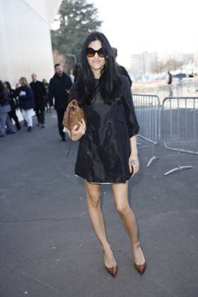 MFW - Prada Outside Gabbriette at the Prada fashion show during the Milan Womenswear Fall Winter 2026 2027 Fashion Week on February 26, 2026 in Milan, Italy. Photo by Marco Piovanotto ABACAPRESS.COM Milan Italy  Copyright: xPiovanottoxMarco ABACAx