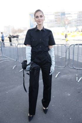 MFW - Prada Outside Chiara Ferragni at the Prada fashion show during the Milan Womenswear Fall Winter 2026 2027 Fashion Week on February 26, 2026 in Milan, Italy. Photo by Marco Piovanotto ABACAPRESS.COM Milan Italy  Copyright: xPiovanottoxMarco ABACAx