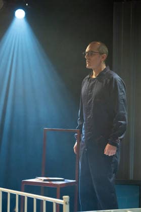 1984 by George Orwell in Madrid, Spain - 26 Feb 2026 Actor David Lazaro performs during the presentation of the play 1984 by George Orwell at the Fernan Gomez Theatre in Madrid. Madrid Spain Copyright: xAtilanoxGarciax xSOPAxImagesx photos06607