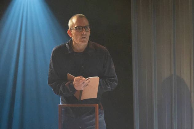 1984 by George Orwell in Madrid, Spain - 26 Feb 2026 Actor David Lazaro performs during the presentation of the play 1984 by George Orwell at the Fernan Gomez Theatre in Madrid. Madrid Spain Copyright: xAtilanoxGarciax xSOPAxImagesx photos06612