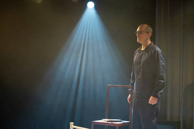1984 by George Orwell in Madrid, Spain - 26 Feb 2026 Actor David Lazaro performs during the presentation of the play 1984 by George Orwell at the Fernan Gomez Theatre in Madrid. Madrid Spain Copyright: xAtilanoxGarciax xSOPAxImagesx photos06606