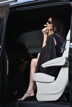 Kendall Jenner attended an Armani and L Oreal event in Milan, wearing a black sparkly dress that highlighted her elegant style for the evening Milan Fashion Week MLFW , February 26, 2026 Kendall Jenner attended an Armani and L Oreal event in Milan, wearing a black sparkly dress that highlighted her elegant style for the evening Milan Italy  Copyright: xYehielxChekrounex xBestimagexYehielxChekrounex xBestimagex