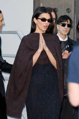 Emporio Armani - Kendall Jenner arriving - Milan Fashion Week - Womenswear Fall Winter 2026 2027 MILAN, ITALY - FEBRUARY 26: Kendall Jenner arrives to Emporia Armani show during the Milan Fashion Week - Womenswear Fall Winter 2026 2027 on February 26, 2026 in Milan, Italy. Photo by Inc-Coolpix Actionpress.com  Copyright: xPiovanottoxMarco ABACAx