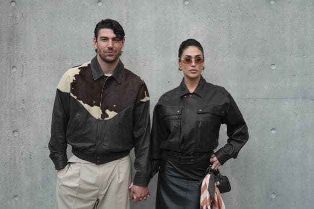 Milan, Milan Women s Fashion Week: Fall Winter 2026 27 - Women s Fashion, Fall Winter 2026 27 - Emporio Armani fashion show - arrivals in the photo: Ignazio Moser and Cecilia Rodríguez  Copyright: x xipa-agency.netx xRiccardoxGIordanox IPA_Agency_IPA72059780