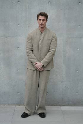 Milan, Milan Women s Fashion Week: Fall Winter 2026 27 - Women s Fashion, Fall Winter 2026 27 - Emporio Armani fashion show - arrivals in the photo: Nicholas Galitzine  Copyright: x xipa-agency.netx xRiccardoxGIordanox IPA_Agency_IPA72059833