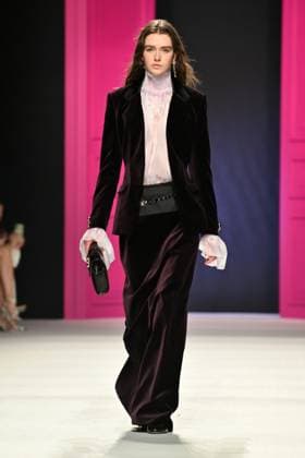 Milan, Milan Women s Fashion Week: Fall Winter 2026 27 - Women s Fashion, Fall Winter 2026 27 - Genny fashion show - catwalk in the photo: Model  Copyright: xRiccardoxGiordanox xipa-agency.netx xRiccardoxGIordanox IPA_Agency_IPA72060578