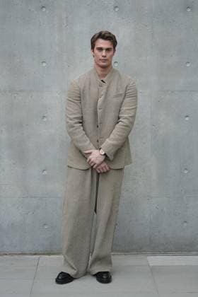 Milan, Milan Women s Fashion Week: Fall Winter 2026 27 - Women s Fashion, Fall Winter 2026 27 - Emporio Armani fashion show - arrivals in the photo: Nicholas Galitzine  Copyright: x xipa-agency.netx xRiccardoxGIordanox IPA_Agency_IPA72059830