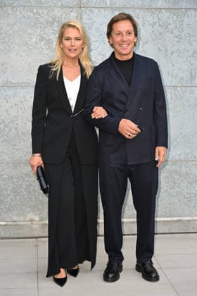 Milan, Milan Women s Fashion Week Fall Winter 2026 27 - Women s Fashion, Fall Winter 2026 27 - Emporio Armani fashion show - arrivals in the photo: Valeria Mazza, Alejandro Gravier  Copyright: xSimonaxChiocciax xipa-agency.netx xFotosickix IPA_Agency_IPA72061401