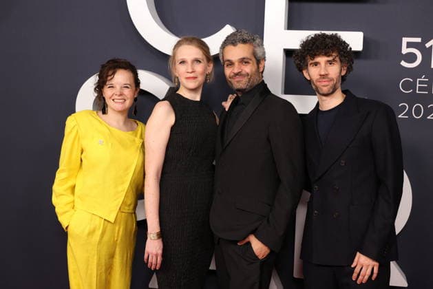 51st Cesar Ceremony - Arrivals Clémence Madeleine-Perdrillat, Pauline Seigland, Lionel Massol and Nathaniel H Limi arrive at the 51st Cesar Film Awards held at l Olympia on February 26, 2026, in Paris, France. Photo by Jerome Domine ABACAPRESS.COM Paris France  Copyright: xDominexJerome ABACAx