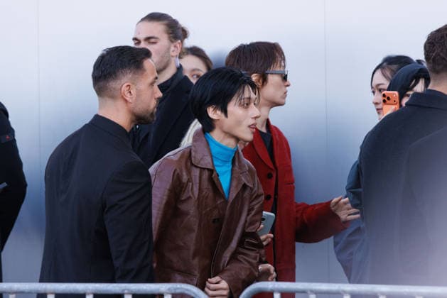 News - Prada - Celebrity Arrivals - Milan Fashion Week - Womenswear Fall Winter 2026 2027 Wooyoung is seen arriving at the Prada fashion show during the Milan Menswear Fall Winter 2026 2027 Fashion Week on February 26, 2026 in Milan, Italy. Photo: Cinzia Camela. Milan Fondazione Prada Italy Copyright: xCinziaxCamelax xLiveMediax LPN_2317252