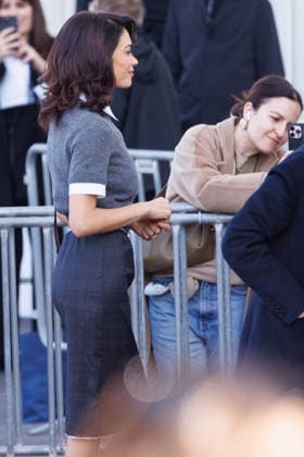 News - Prada - Celebrity Arrivals - Milan Fashion Week - Womenswear Fall Winter 2026 2027 Elodie is seen arriving at the Prada fashion show during the Milan Menswear Fall Winter 2026 2027 Fashion Week on February 26, 2026 in Milan, Italy. Photo: Cinzia Camela. Milan Fondazione Prada Italy Copyright: xCinziaxCamelax xLiveMediax LPN_2317258