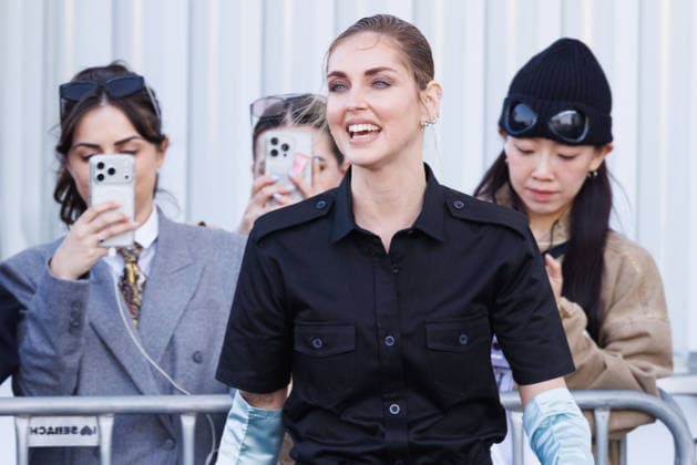 News - Prada - Celebrity Arrivals - Milan Fashion Week - Womenswear Fall Winter 2026 2027 Chiara Ferragni is seen arriving at the Prada fashion show during the Milan Menswear Fall Winter 2026 2027 Fashion Week on February 26, 2026 in Milan, Italy. Photo: Cinzia Camela. Milan Fondazione Prada Italy Copyright: xCinziaxCamelax xLiveMediax LPN_2317287