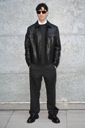 Milan, Milan Women s Fashion Week Fall Winter 2026 27 - Women s Fashion, Fall Winter 2026 27 - Emporio Armani fashion show - arrivals in the photo: Tedua  Copyright: xSimonaxChiocciax xipa-agency.netx xFotosickix IPA_Agency_IPA72061635