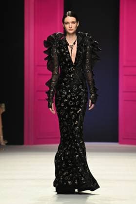 Milan, Milan Women s Fashion Week: Fall Winter 2026 27 - Women s Fashion, Fall Winter 2026 27 - Genny fashion show - catwalk in the photo: Model  Copyright: xRiccardoxGiordanox xipa-agency.netx xRiccardoxGIordanox IPA_Agency_IPA72060585