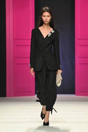 Milan, Milan Women s Fashion Week: Fall Winter 2026 27 - Women s Fashion, Fall Winter 2026 27 - Genny fashion show - catwalk in the photo: Model  Copyright: xRiccardoxGiordanox xipa-agency.netx xRiccardoxGIordanox IPA_Agency_IPA72060595