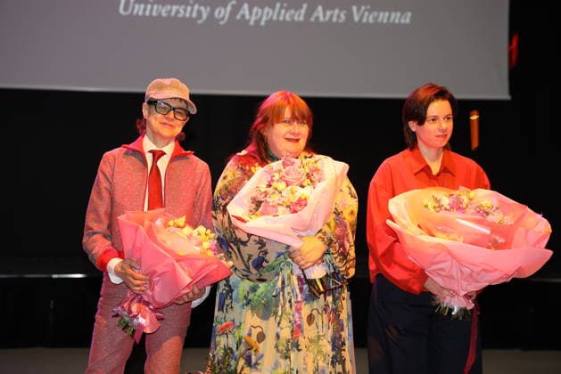 Verleihung Oskar Kokoschka Preis 2026 Wien, Angewandte , 26 02 2026 Jakob Lena KNEBL, Ashley Hans SCHEIRL, Natalia GUROVA
