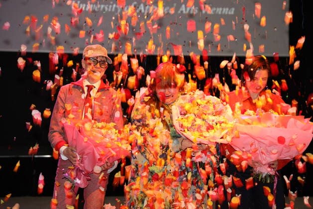 Verleihung Oskar Kokoschka Preis 2026 Wien, Angewandte , 26 02 2026 Jakob Lena KNEBL, Ashley Hans SCHEIRL